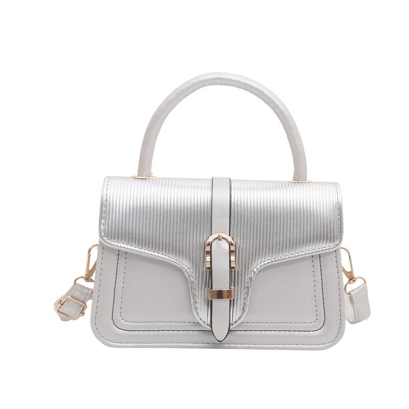 Square Top-Handle Crossbody Shoulder Bag view 7