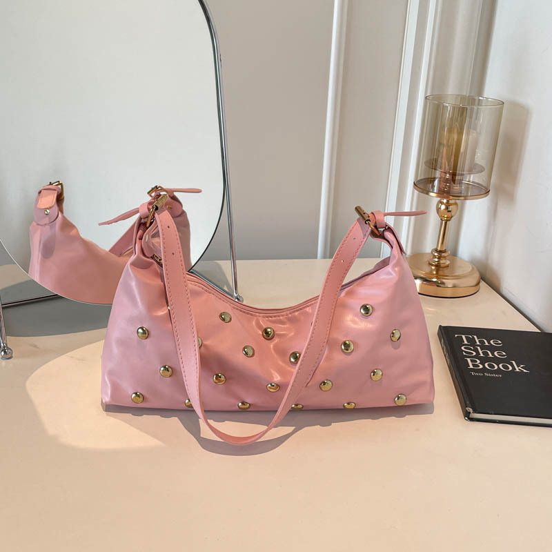 Minimalist Solid Color Crossbody Shoulder Bag view 2