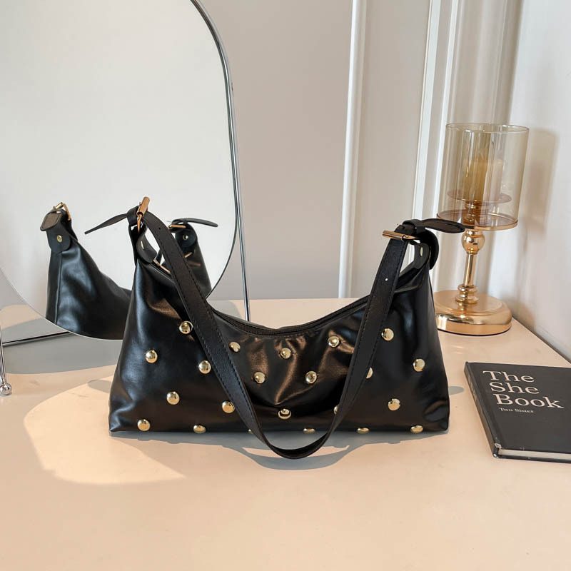 Minimalist Solid Color Crossbody Shoulder Bag view 3