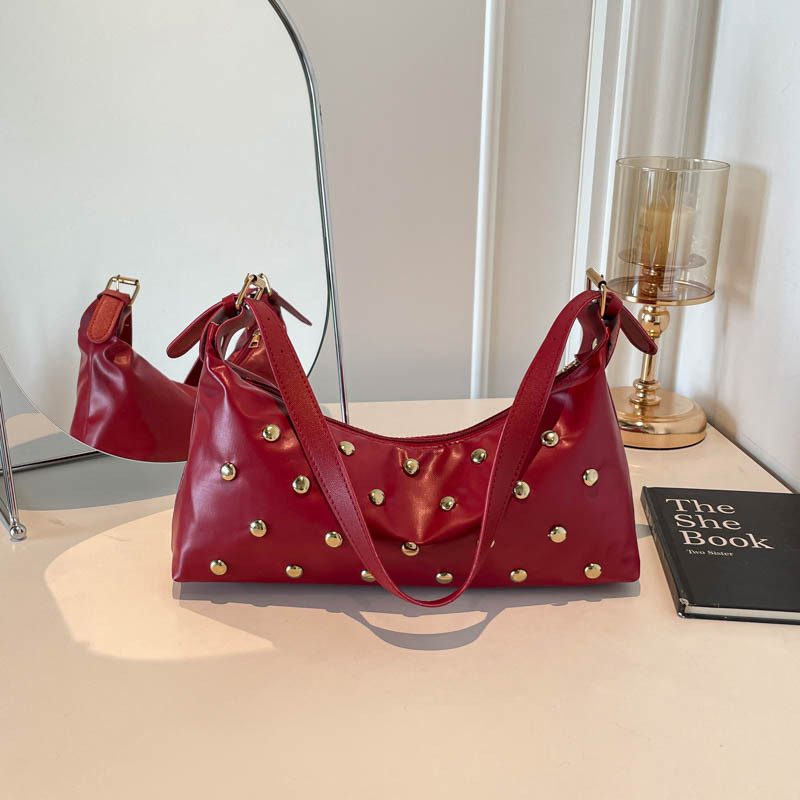Minimalist Solid Color Crossbody Shoulder Bag view 4