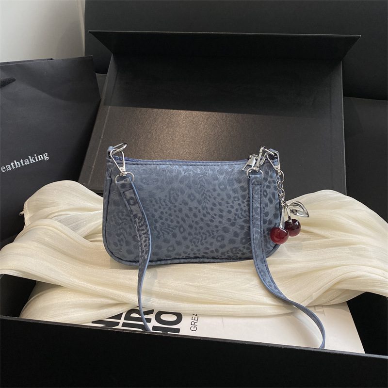 Leopard Print Small Square Crossbody Shoulder Bag view 2