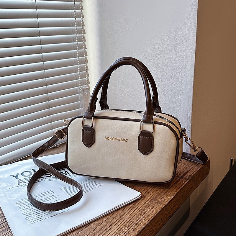 Vintage Boston Crossbody Top-Handle Bag Large Capacity view 2