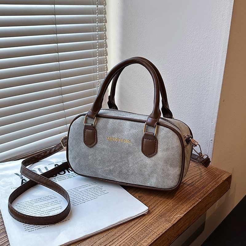 Vintage Boston Crossbody Top-Handle Bag Large Capacity view 4