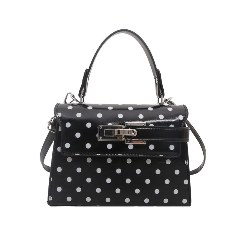 Polka Dot Top-Handle Crossbody Kelly Bag view 6