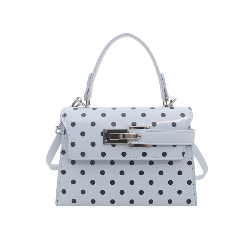Polka Dot Top-Handle Crossbody Kelly Bag view 8