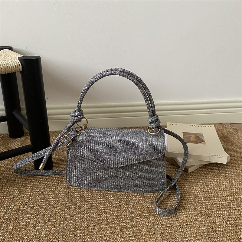 Top-Handle Small Square Crossbody Shoulder Bag view 2