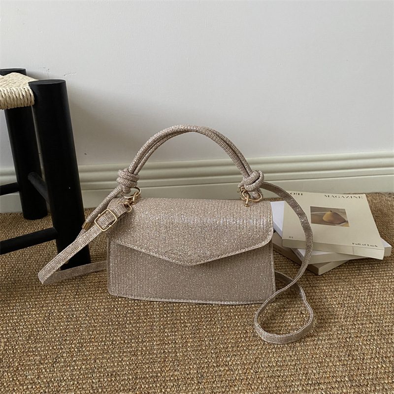 Top-Handle Small Square Crossbody Shoulder Bag view 4
