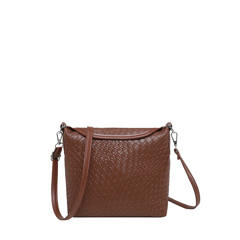 Woven Crossbody Top-Handle Shoulder Bag view 8