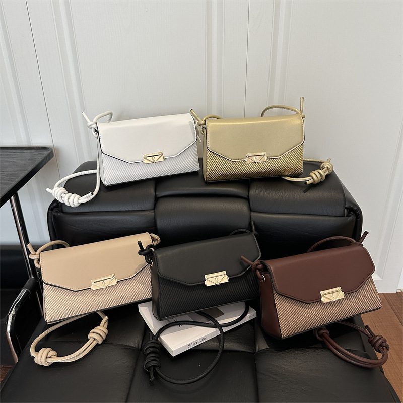 Versatile Textured Crossbody Shoulder Bag