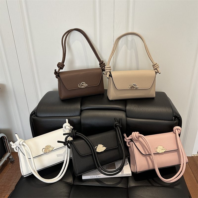 Solid Color Large Capacity Crossbody Shoulder Bag