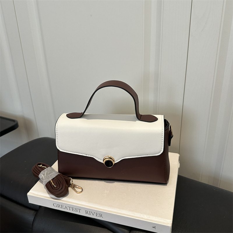 Textured Top-Handle Crossbody Shoulder Bag view 3