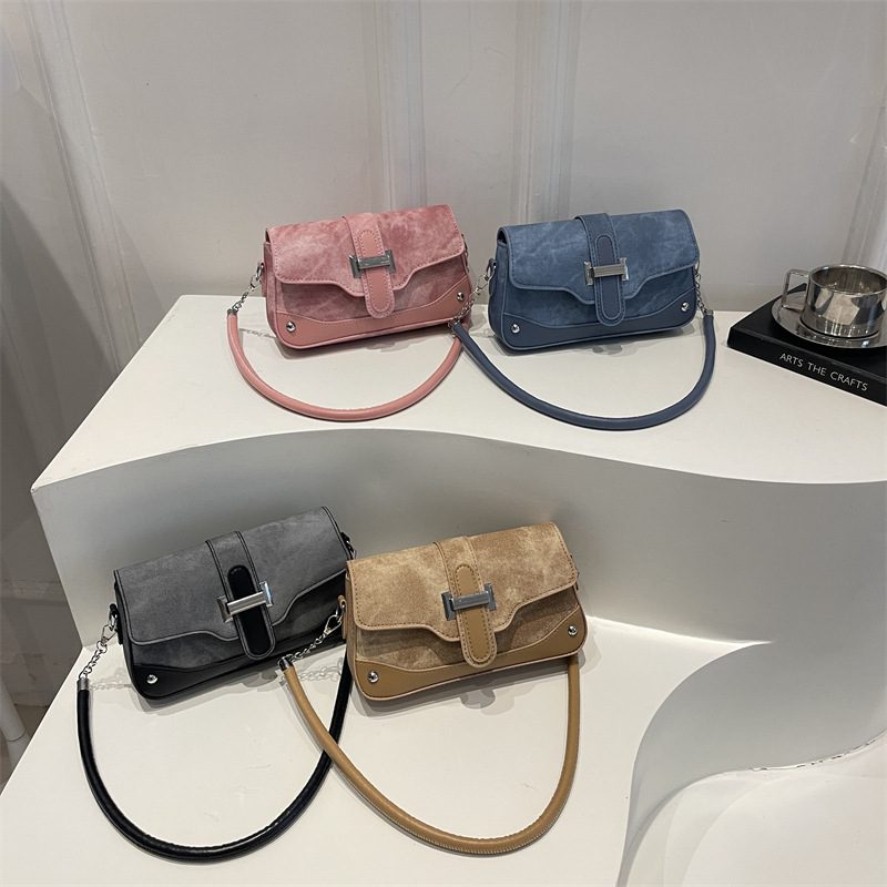 Vintage Minimalist Small Square Shoulder Bag