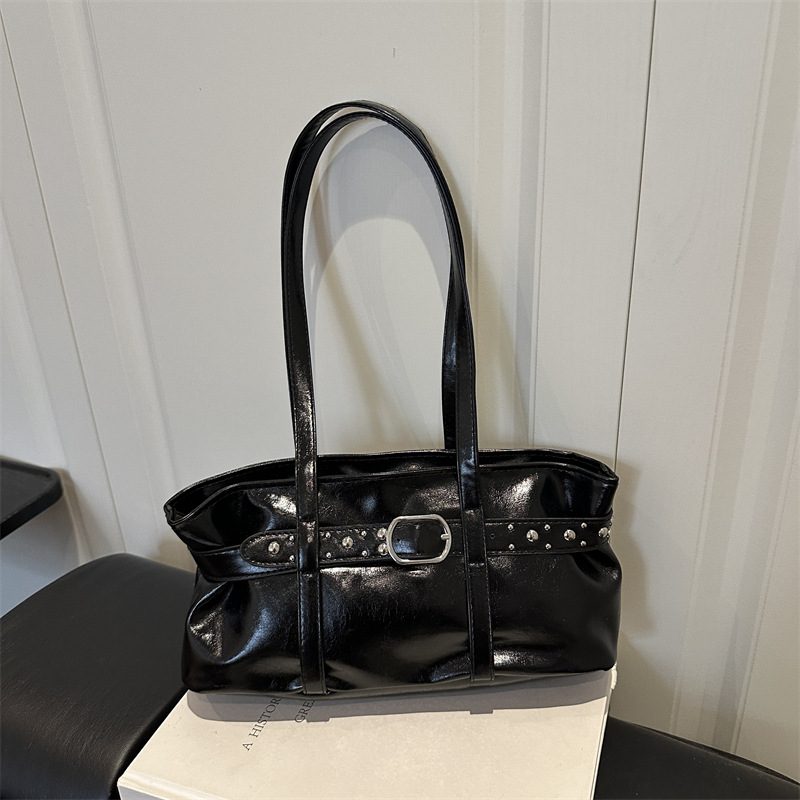 Vintage Large Capacity Tote Crossbody Bag view 3
