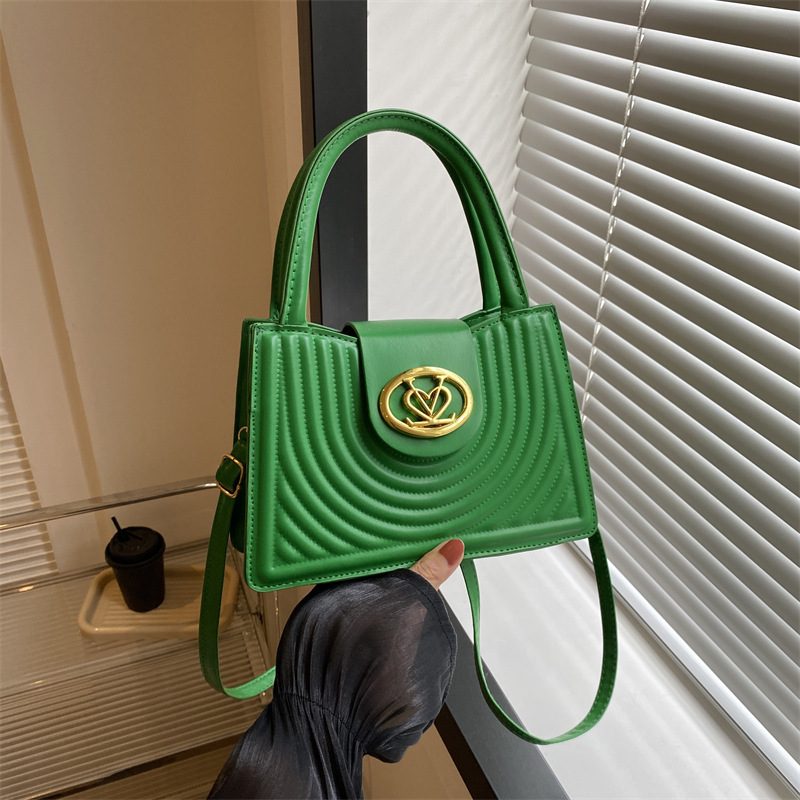 Vintage PU Leather Square Crossbody Bag view 2