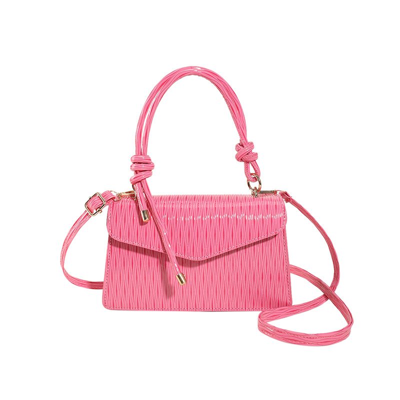 Minimalist Solid Color Square Crossbody Bag view 10