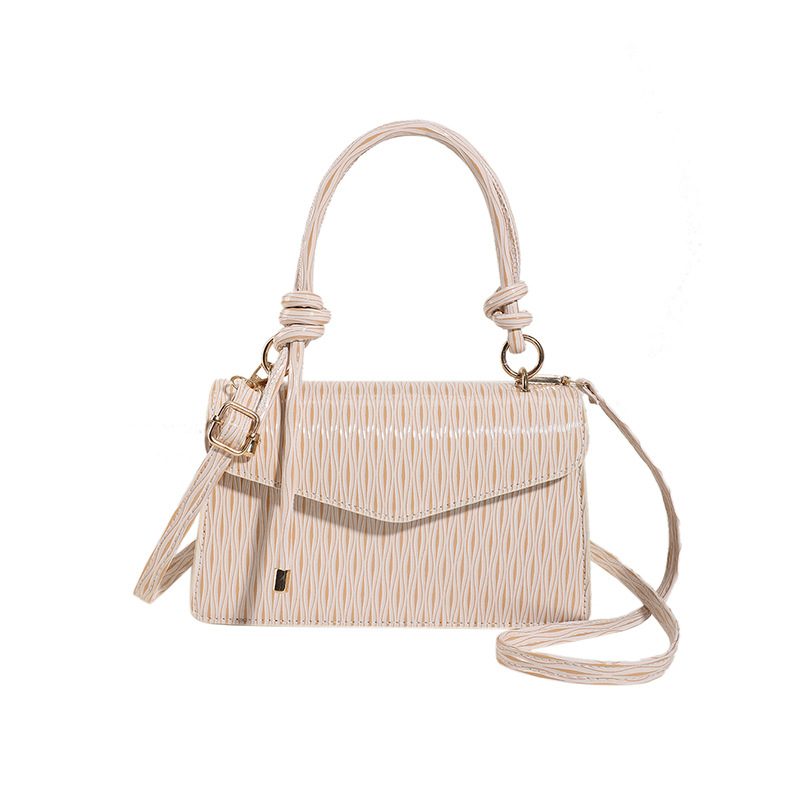 Minimalist Solid Color Square Crossbody Bag view 11
