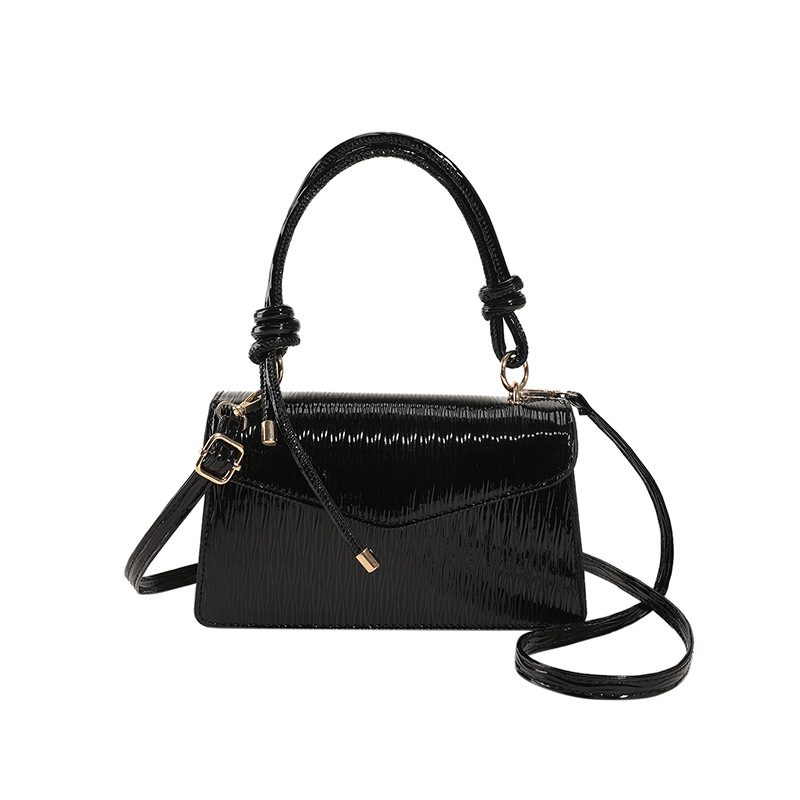 Minimalist Solid Color Square Crossbody Bag view 5