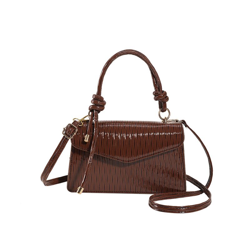 Minimalist Solid Color Square Crossbody Bag view 8