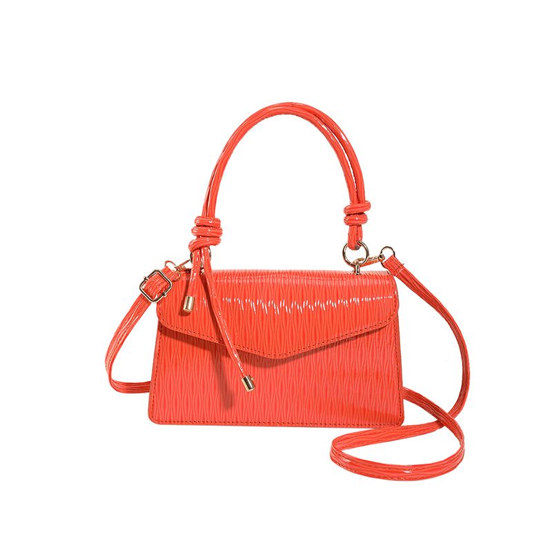 Minimalist Solid Color Square Crossbody Bag view 9