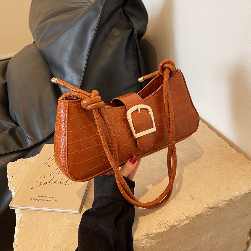 Stone Textured Shoulder Crossbody Bag view 3