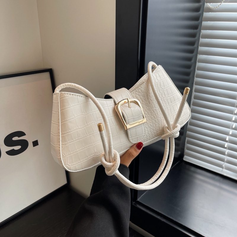 Stone Textured Shoulder Crossbody Bag view 4
