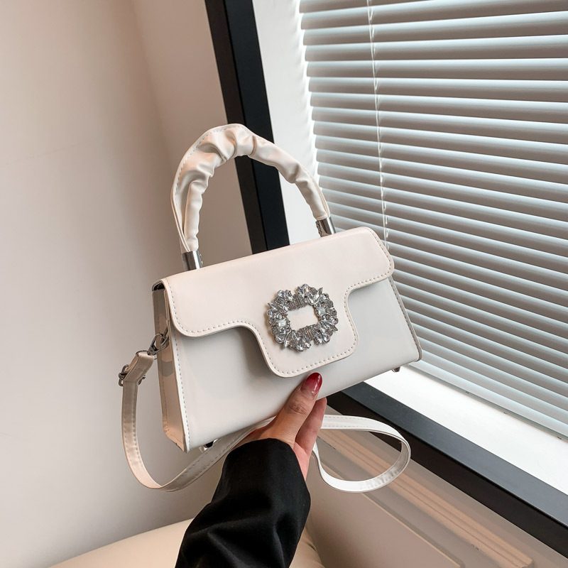Rhinestone Gemstone Top-Handle Crossbody Bag view 2