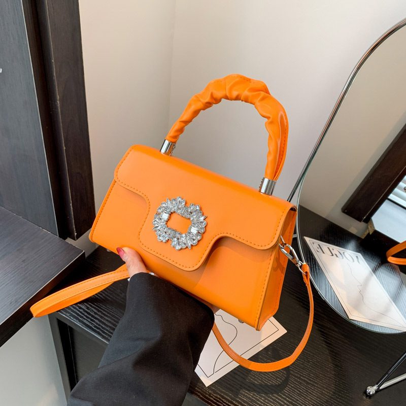 Rhinestone Gemstone Top-Handle Crossbody Bag view 4