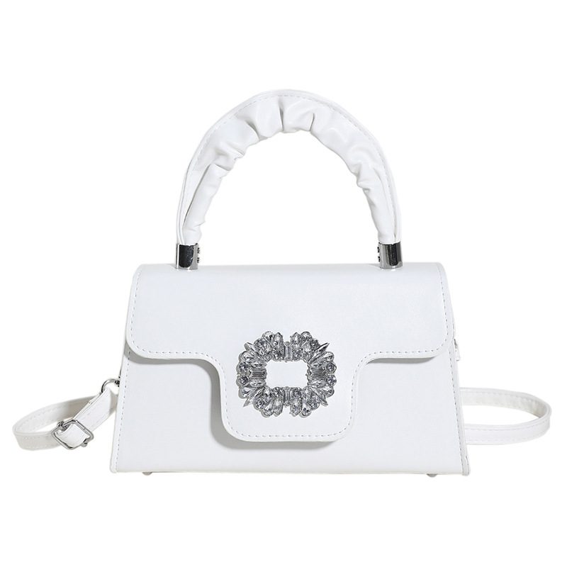Rhinestone Gemstone Top-Handle Crossbody Bag view 6