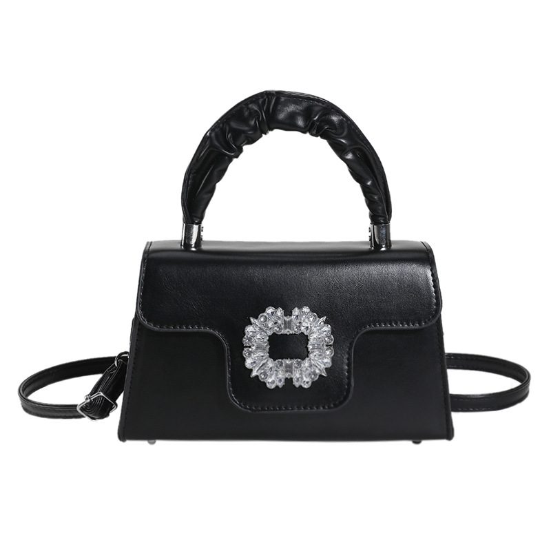 Rhinestone Gemstone Top-Handle Crossbody Bag view 7