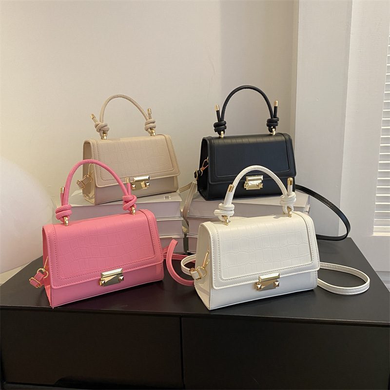 Vintage Minimalist Square Crossbody Bag