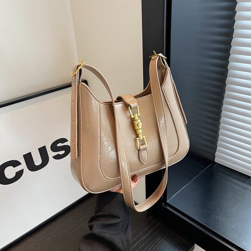 Solid Color Minimalist Shoulder Crossbody Bag view 2