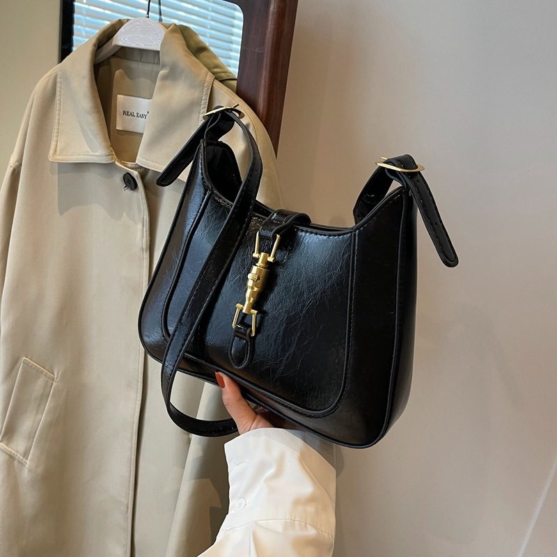 Solid Color Minimalist Shoulder Crossbody Bag view 3