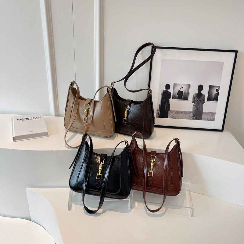 Solid Color Minimalist Shoulder Crossbody Bag view 4