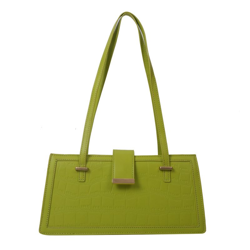 Stone Textured Square Shoulder Top-Handle Bag view 10