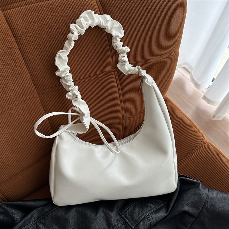 Ruched Cloud Crossbody Shoulder Bag view 4