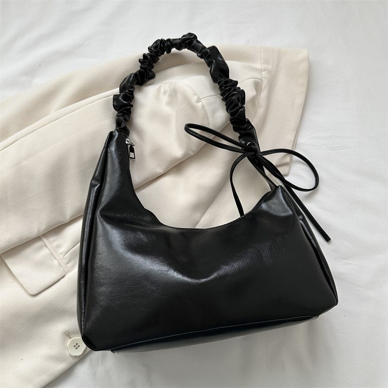 Ruched Cloud Crossbody Shoulder Bag view 7