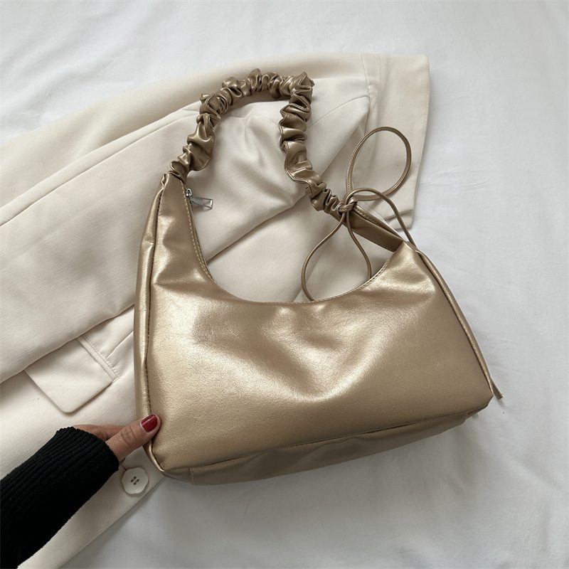 Ruched Cloud Crossbody Shoulder Bag view 8