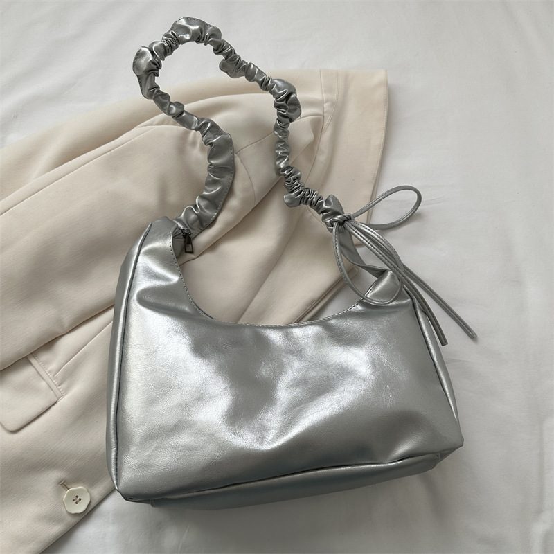 Ruched Cloud Crossbody Shoulder Bag view 9