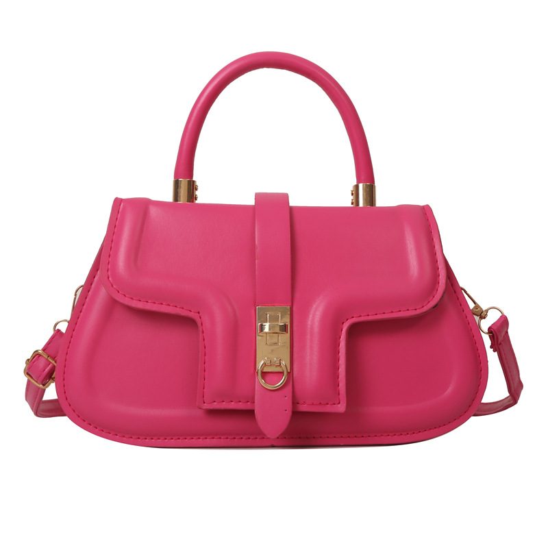 Candy Color Textured Crossbody Bag view 11