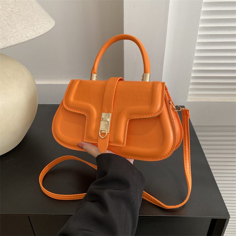 Candy Color Textured Crossbody Bag view 2