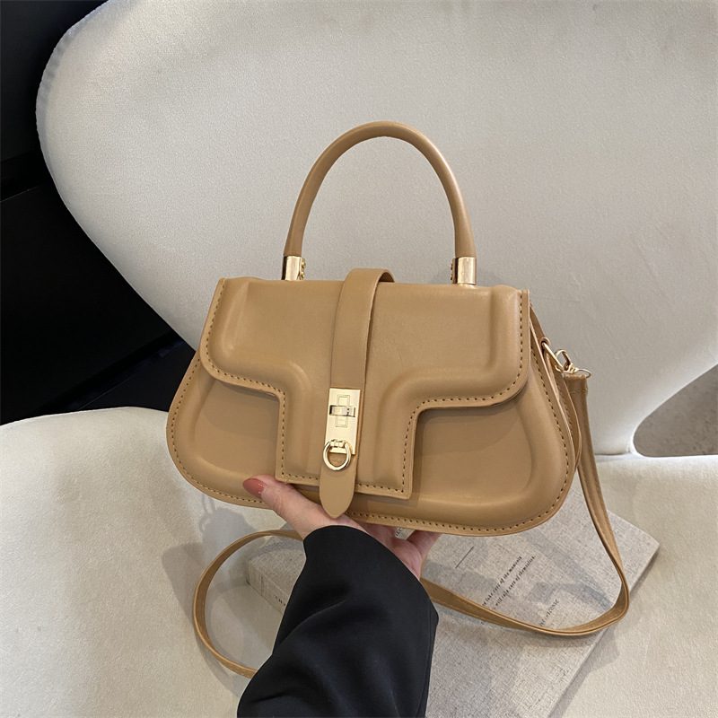 Candy Color Textured Crossbody Bag view 3