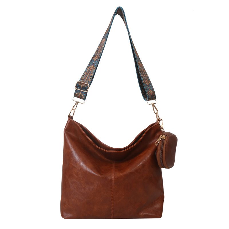 Bohemian Color Block Strap Crossbody Bag view 6