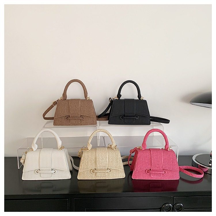 Striped Minimalist Crossbody Shoulder Bag