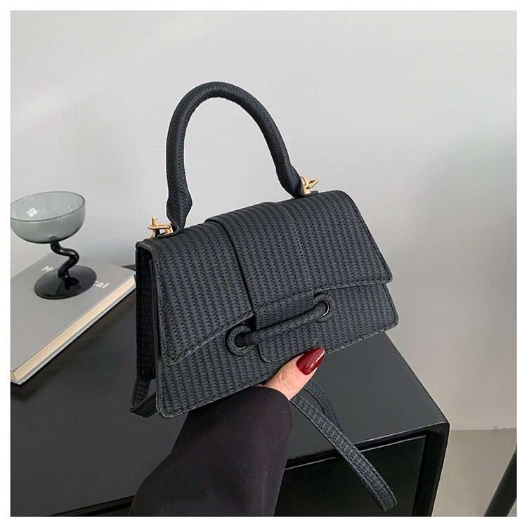 Striped Minimalist Crossbody Shoulder Bag view 2