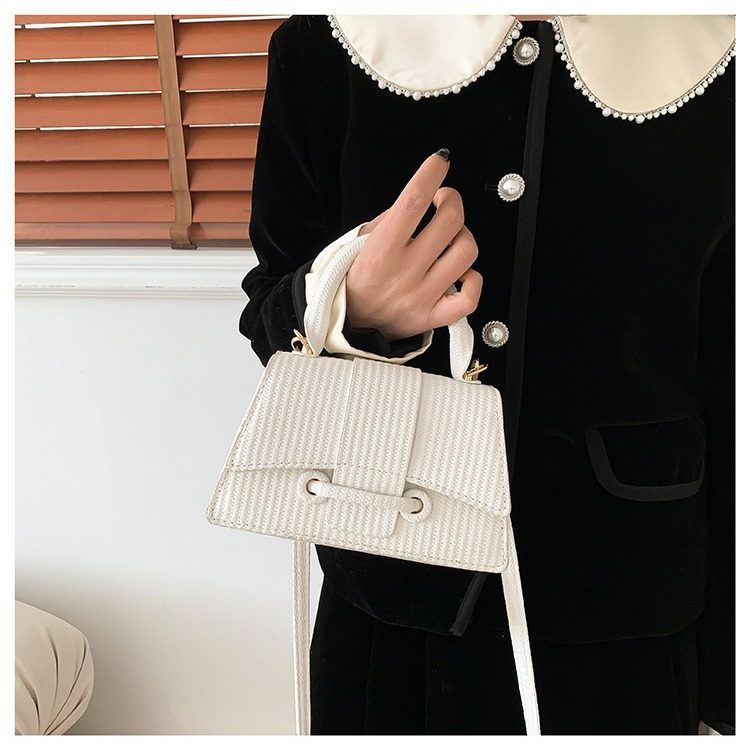 Striped Minimalist Crossbody Shoulder Bag view 3