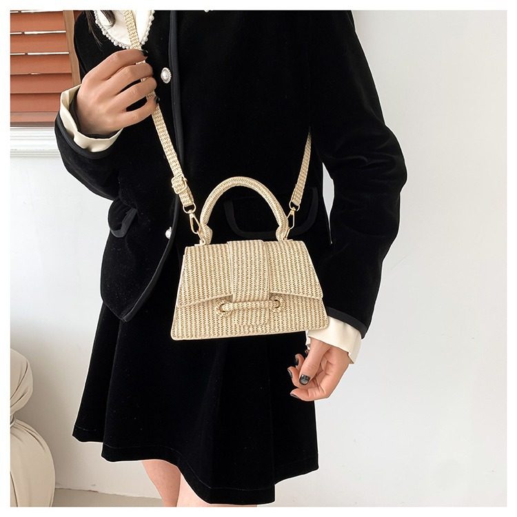 Striped Minimalist Crossbody Shoulder Bag view 4