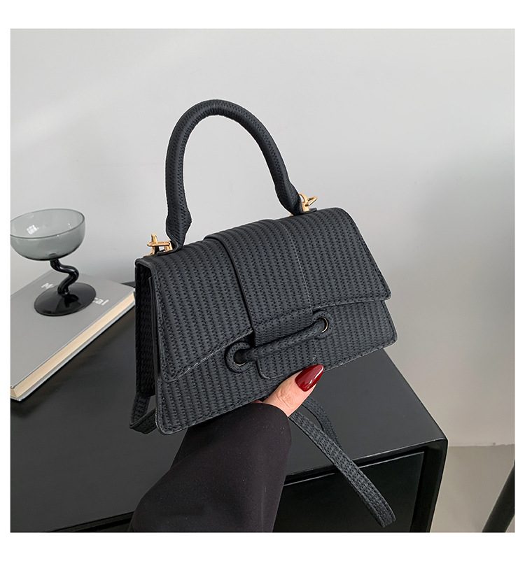 Striped Minimalist Crossbody Shoulder Bag view 6