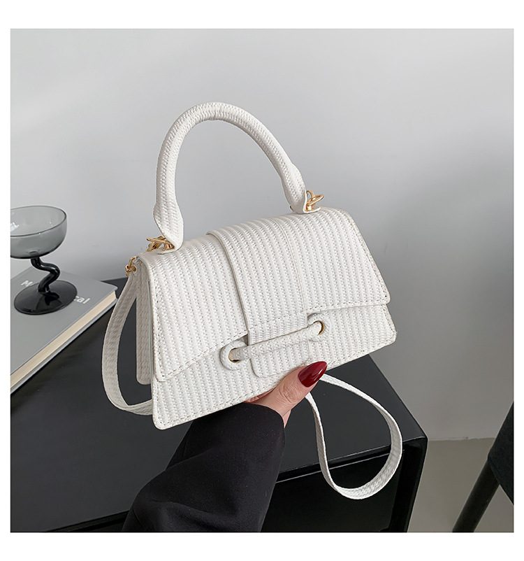 Striped Minimalist Crossbody Shoulder Bag view 7