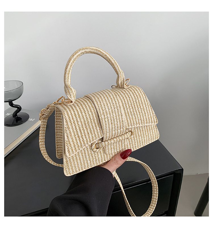 Striped Minimalist Crossbody Shoulder Bag view 8