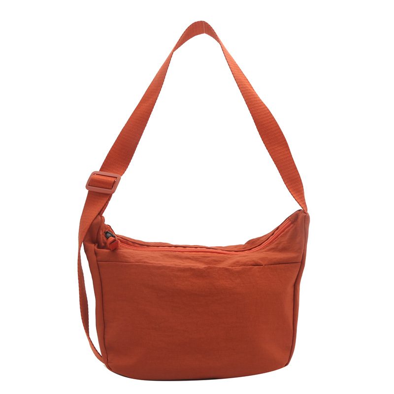 Minimalist Solid Color Crossbody Bag view 5